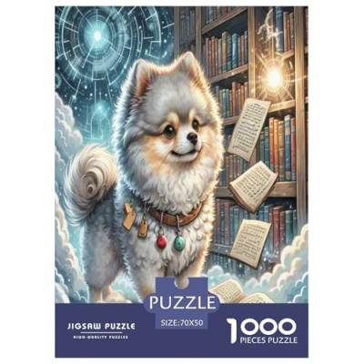 Pommern Puzzle 1000 Teile Schwer Puzzle Spielzeug Lernspiel Impossible Herausforderung Spielzeug Für Erwachsene Und Kinder in Bewährter 70x50cm/1000pcs von ChengzeTCo